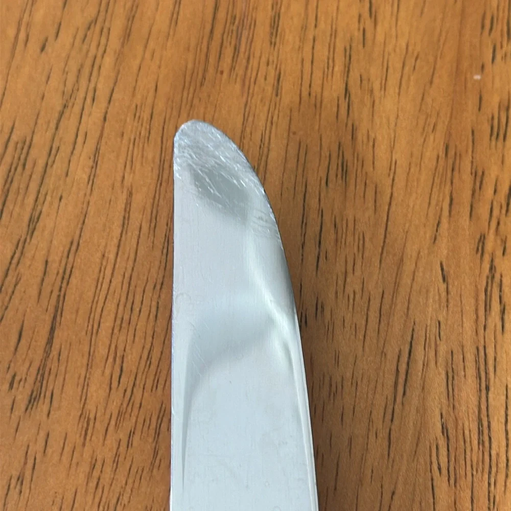 Waterford stainless butter knife. 18/10 handle. Carleton pattern. 9 3/4”.